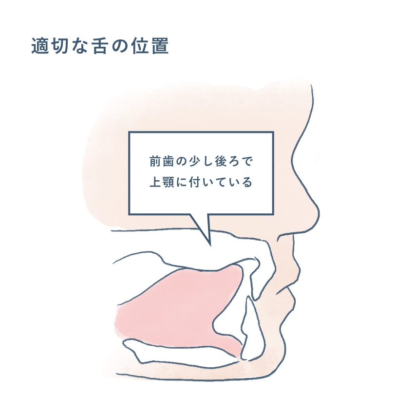 舌のポジション