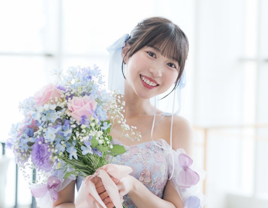 裏側矯正装置をつけてのブライダルフォト